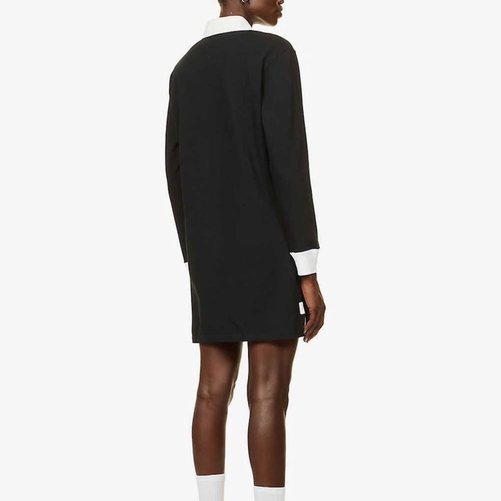 New Authentic GIVENCHY Logo-Print Cotton Mini Dress size S - Picture 5 of 15